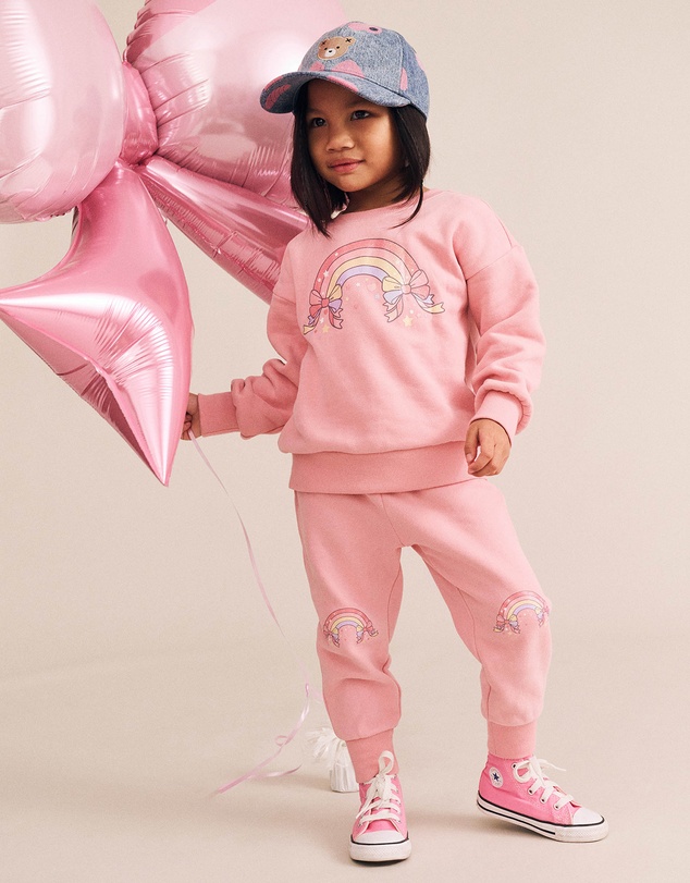Huxbaby - Whimsical Rainbow Trackpants - Babies-Kids