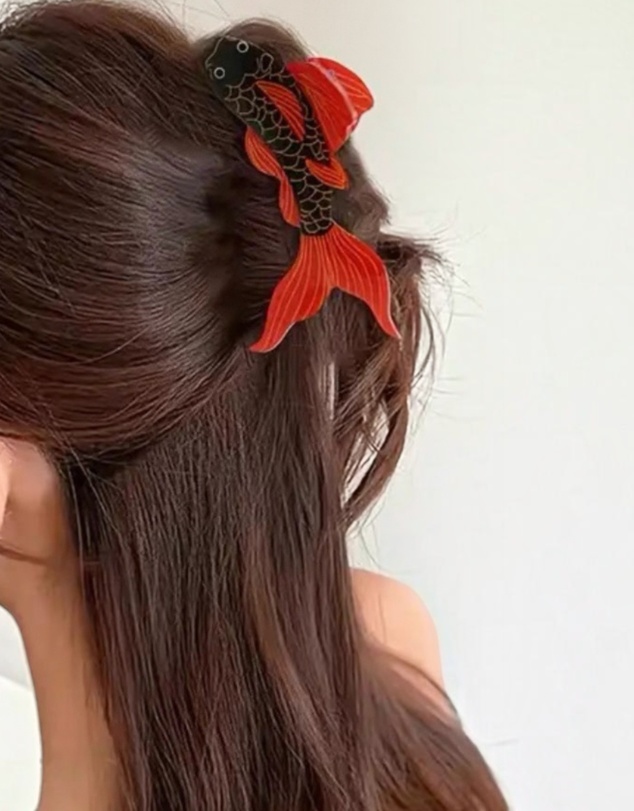 Mossée - Luna Gold Fish Hair Claw