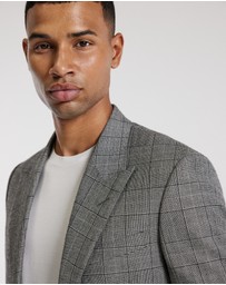 Calibre - Glen Check Suit Jacket Grey