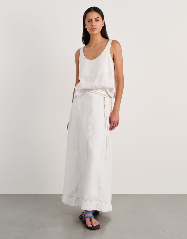 Jag - Sabine Linen Maxi Skirt