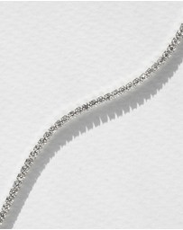 SAINT VALENTINE - Aspen Tennis Necklace - Silver