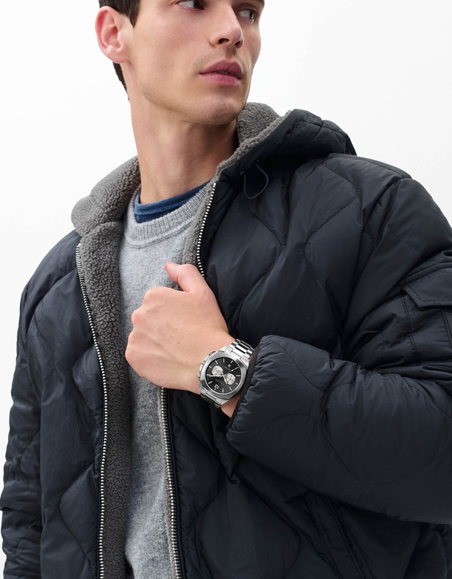 rag & bone - Rag & Bone Bleeker Silver-Tone Chronograph Watch