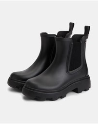 Tommy Hilfiger - Kassandra Rubber Flag Cleated Rainboots - Women's