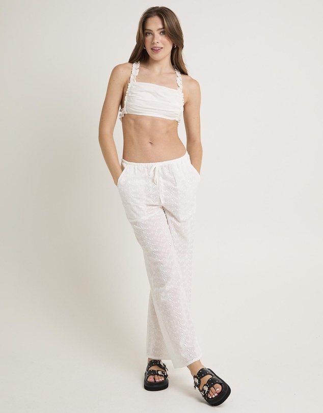 Subtitled - Elin Broderie Pants