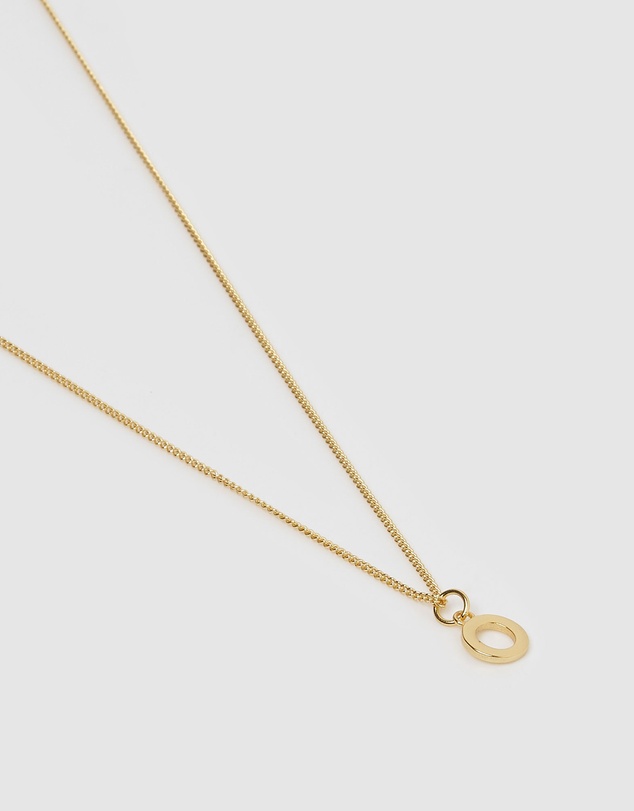 Izoa - Alphabet Letter O Necklace