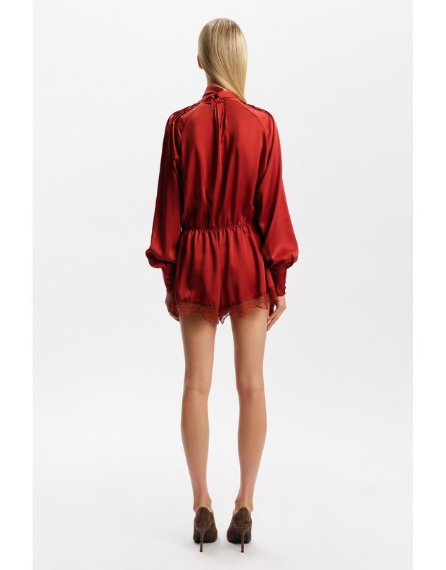 Bardot - Petra Long Sleeve Playsuit