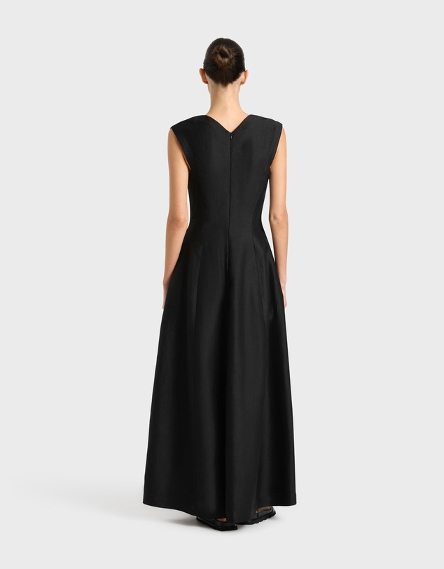 BONDI BORN - Bormio V Neck Midi Dress