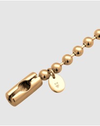 Elli Jewelry - Bracelet Ball Chain 925 Sterling Silver Gold-Plated