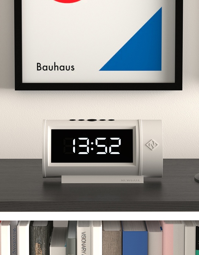 Newgate - Newgate Pil Led Alarm Clock White