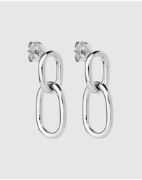 Najo - Mermaid Silver Earrings