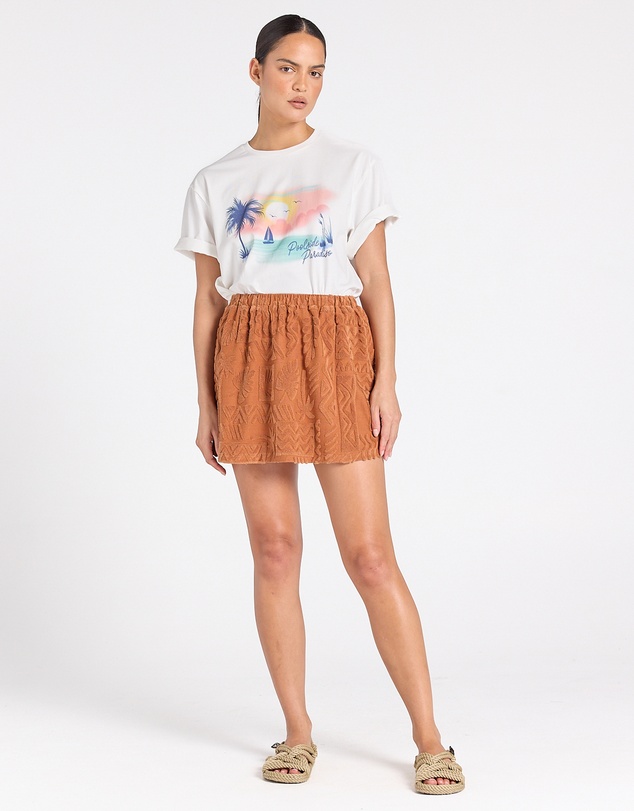 Poolside Paradiso - Mai Tai Bella Skirt - Cinnamon