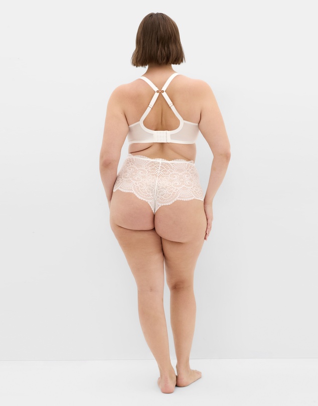 City Chic - Plus size Ophelia Push Up Bra - ivory