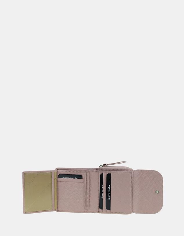 Pierre Cardin - Pierre Cardin Ladies Leather Tri-Fold Tab Wallet