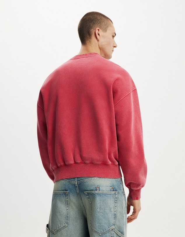 Cotton On - Oversized Graphic Crew Sweater