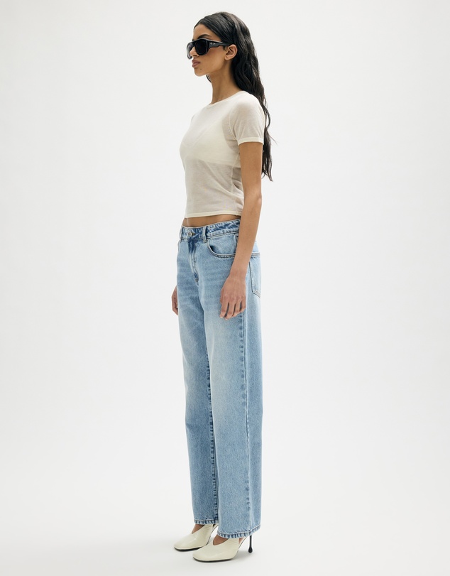 Minima Esenciales - Margot Low Rise Straight Jeans