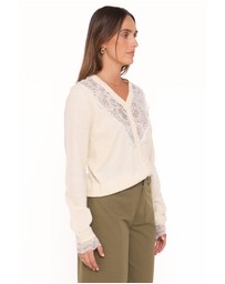Petal & Pup - Mamie Lace Cardigan - Butter Yellow