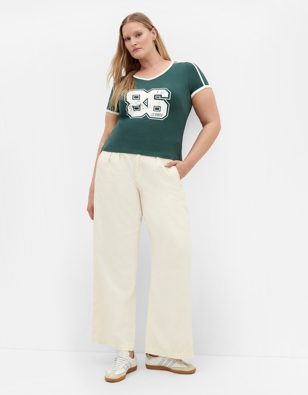 City Chic - Micro Sport Print Tee