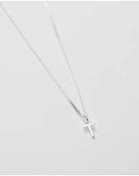 Kirstin Ash - T Outline Initial Necklace