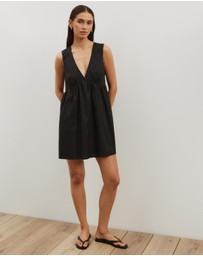 Atmos&Here - Louisa V-Neck Mini Dress
