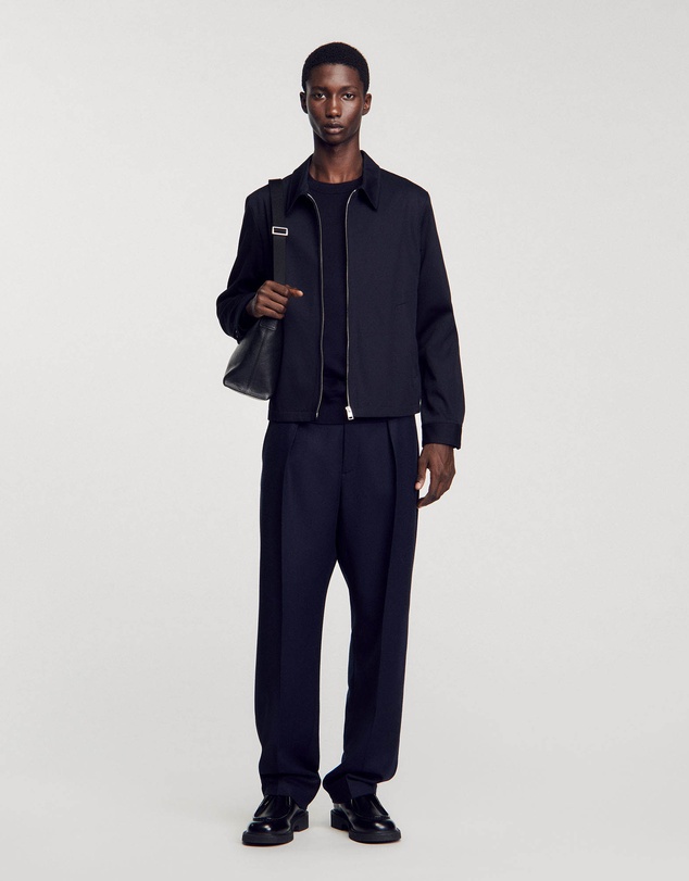 Sandro - Cotton Jacket Woven Jacket