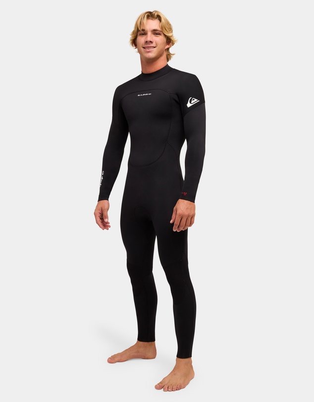 Quiksilver - Mens School Prologue 4/3mm GBS Back Zip Wetsuit