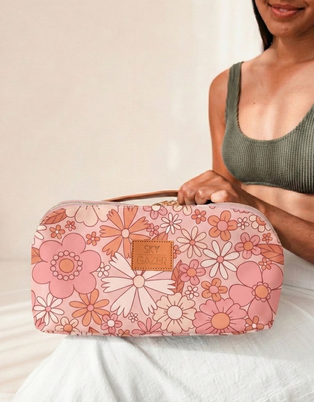 Sky Gazer - Toiletry Bag - Flower Power