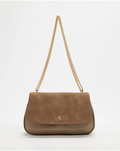 Calvin Klein - Convertible Chain Brushed Medium Bag
