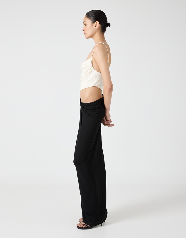 Third Form - Cascade Drape Jersey Dress