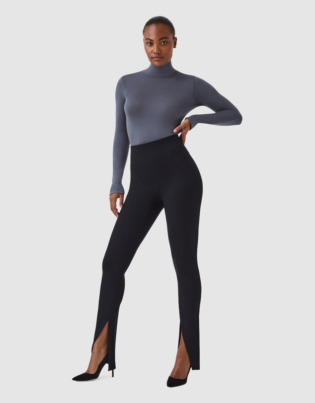 Spanx - PONTE-PERFECT FRONT SLIT LEGGINGS