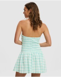 Cotton On - Shirred Tube Mini Dress