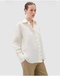 Oroton - Lace Trim Shirt