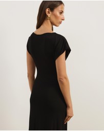 Atmos&Here - Ruth Jersey Midi Dress With Side Split