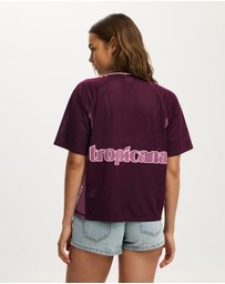 Cotton On - The Cropped Boxy Sports Jersey Tee