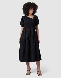 Something 4 Olivia - Miley Asymmetric Midi Dress