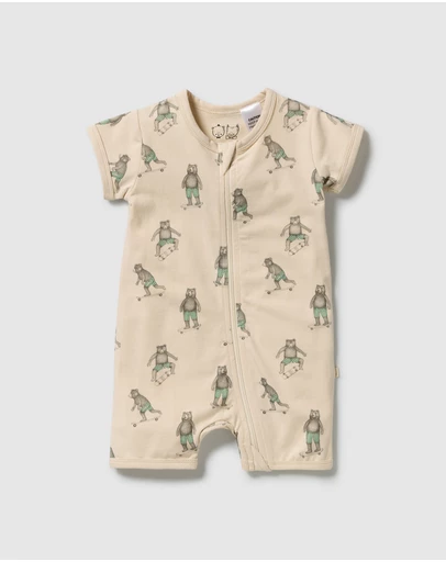 Wilson & Frenchy - Organic Boyleg Zipsuit - Babies