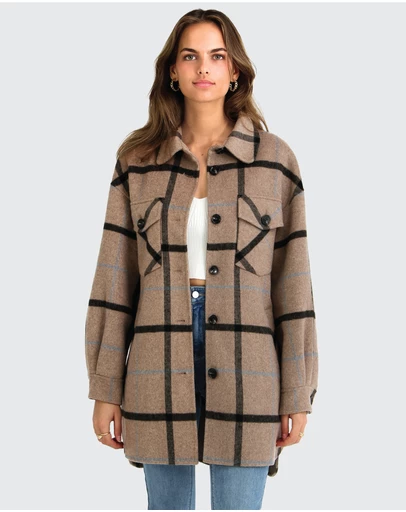 Belle & Bloom - River’s Edge Plaid Shacket