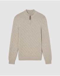 Politix - Barker Quarter Zip Knit