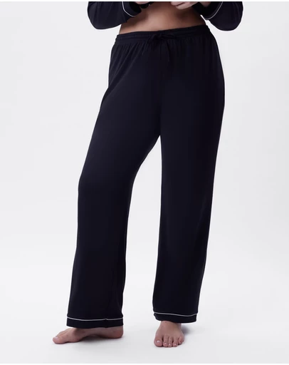 Bras N Things - Emilia Long Pant - Black