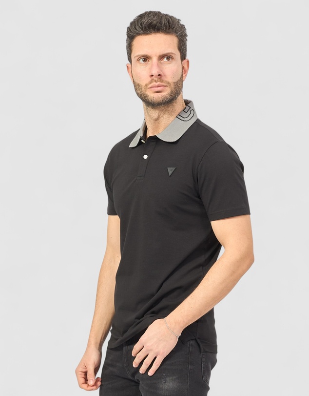 GUESS - Nolan Short Sleeve Polo Neck T-Shirt