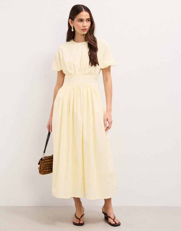 The Fated - Gallery Waisted Midi Dress