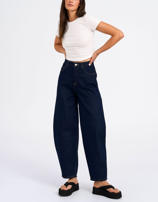 ONLY - Taylor Barrel High Waisted Jeans