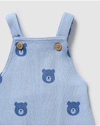 Wilson & Frenchy - Organic Waffle Overalls - Babies