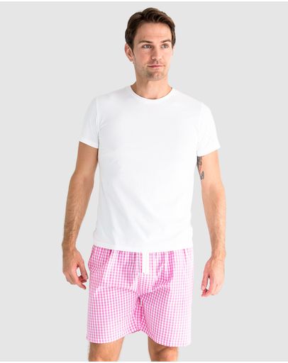 Pink, White, and Green