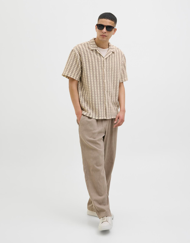 Jack & Jones - JorSummer Luke Texture Resort Shirt SS