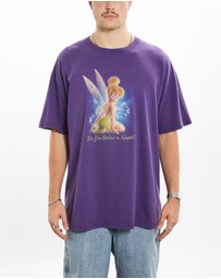 Vintage by The Real Deal - Pre Loved - 90s Disney Tinkerbell Tee
