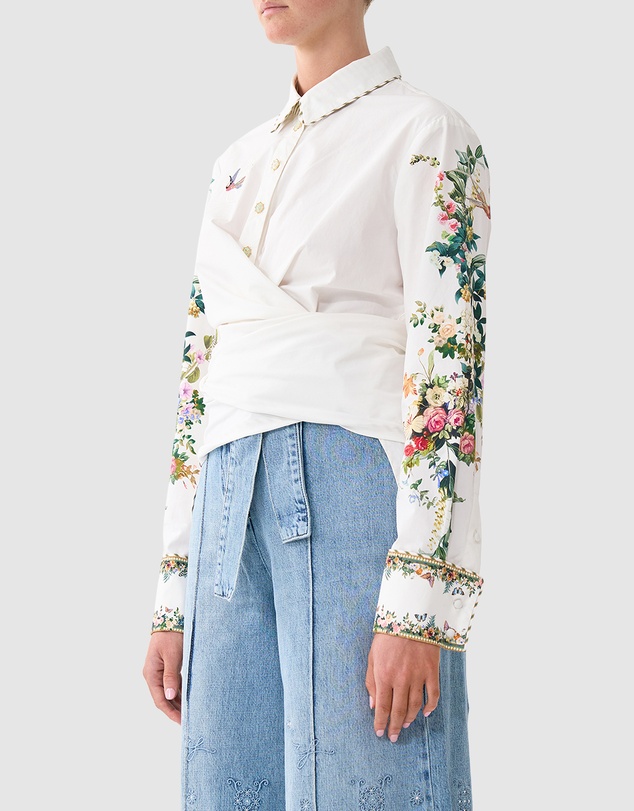 Camilla - Front Wrap Shirt