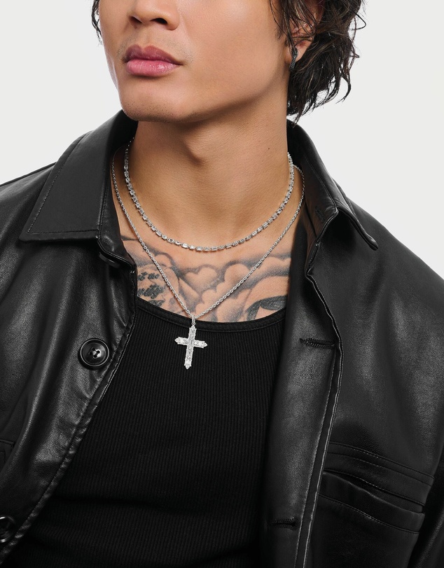 THOMAS SABO - Cross pendant with white zirconia