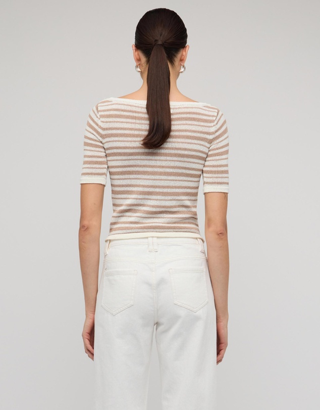 Staple the Label - Echo Stripe Knit Tee
