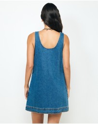 AERE - Elkin Denim Mini Dress