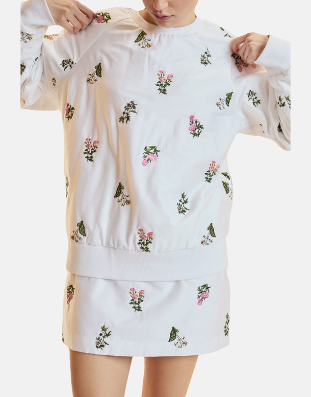 Cynthia Rowley - Embroidered Pullover